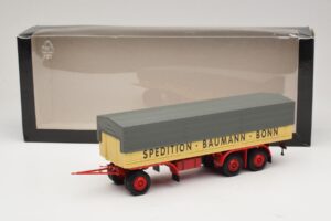 Kassbohrer Platós Utánfutó Baumann Bonn Minichamps 1:43 439161097 Fém – 6. kép a 6-ből