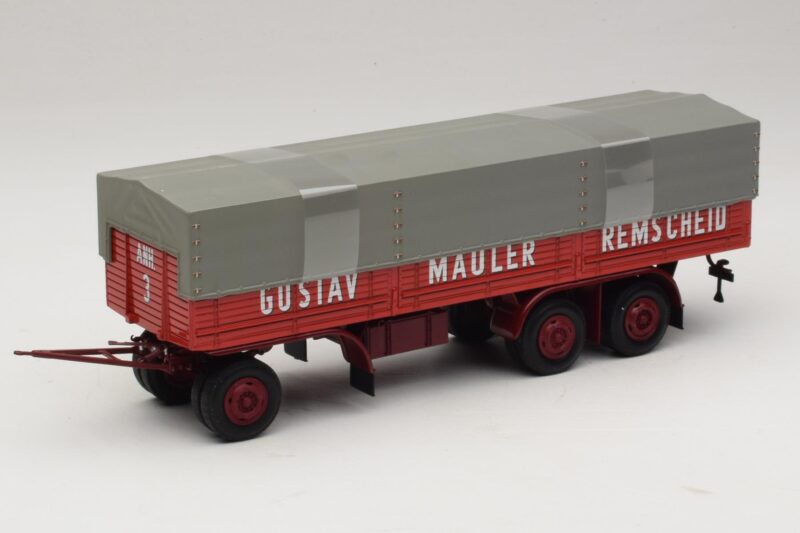 Kassbohrer Platós Utánfutó Mauler Remscheid Minichamps 1:43 439161099 Fém