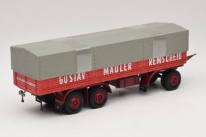 Kassbohrer Platós Utánfutó Mauler Remscheid Minichamps 1:43 439161099 Fém – 2. kép a 6-ből