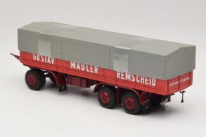 Kassbohrer Platós Utánfutó Mauler Remscheid Minichamps 1:43 439161099 Fém – 5. kép a 6-ből