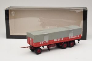 Kassbohrer Platós Utánfutó Mauler Remscheid Minichamps 1:43 439161099 Fém – 6. kép a 6-ből