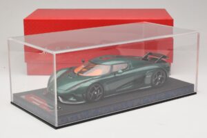 Koenigsegg Regera Zöld Tónusos Karbon FrontiArt 1:18 AS010-110 Gyanta – 7. kép a 7-ből
