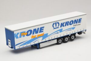 Krone Profiliner Csuklós Ponyvás Félpótkocsi Minichamps 1:43 439911120 Fém