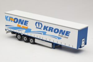 Krone Profiliner Csuklós Ponyvás Félpótkocsi Minichamps 1:43 439911120 Fém – 4. kép a 6-ből