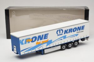 Krone Profiliner Csuklós Ponyvás Félpótkocsi Minichamps 1:43 439911120 Fém – 6. kép a 6-ből