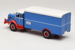 Krupp Titan Dobozos Teherautó Kék Piros Minichamps 1:43 439069040 Fém – 5. kép a 6-ből