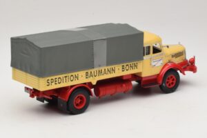 Krupp Titan Platós Teherautó Baumann Bonn Minichamps 1:43 439069025 Fém – 2. kép a 6-ből
