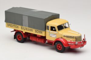 Krupp Titan Platós Teherautó Baumann Bonn Minichamps 1:43 439069025 Fém – 4. kép a 6-ből
