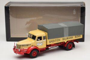 Krupp Titan Platós Teherautó Baumann Bonn Minichamps 1:43 439069025 Fém – 6. kép a 6-ből