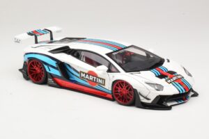 Lamborghini Aventador LB Works Martini Livery AUTOart 1:18 79185 Kompozit – 6. kép a 8-ből
