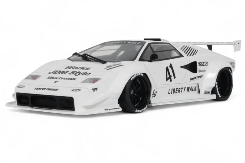 Lamborghini Countach LB-Works Fehér GT Spirit 1:18 Lamborghini Countach LB-Works Fehér GT Spirit 1:18 Z356-WH Gyanta