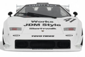 Lamborghini Countach LB-Works Fehér GT Spirit 1:18 Z356-WH Gyanta – 4. kép a 5-ből