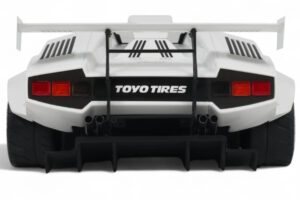 Lamborghini Countach LB-Works Fehér GT Spirit 1:18 Z356-WH Gyanta – 5. kép a 5-ből