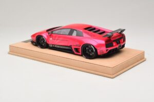 Lamborghini Murcielago Liberty Walk Fényes Pink AB Models 1:18 REMC044 Gyanta – 5. kép a 7-ből