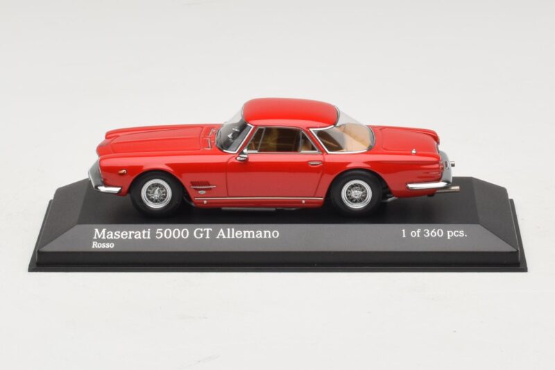 Maserati 5000 GT Allemano Piros Minichamps 1:43 Maserati 5000 GT Allemano Piros Minichamps 1:43 437123321 Fém