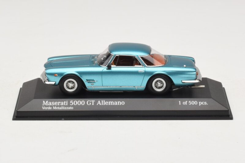 Maserati 5000 GT Allemano Verde Metallizzato Minichamps 1:43 437123320 Fém
