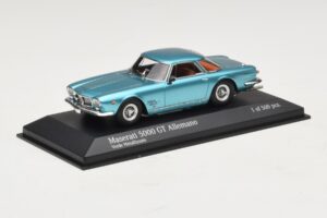 Maserati 5000 GT Allemano Verde Metallizzato Minichamps 1:43 437123320 Fém – 2. kép a 4-ből
