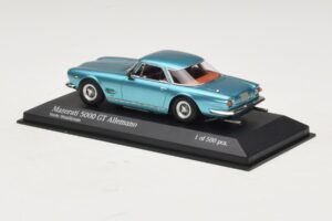 Maserati 5000 GT Allemano Verde Metallizzato Minichamps 1:43 437123320 Fém – 3. kép a 4-ből