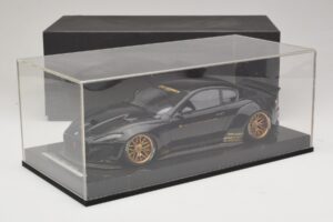 Maserati GranTurismo Liberty Walk Fekete Arany Felnikkel AB Models 1:18 MAS-LB08-C Gyanta – 7. kép a 7-ből