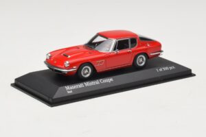 Maserati Mistral Piros Minichamps 1:43 437123424 Fém – 2. kép a 4-ből