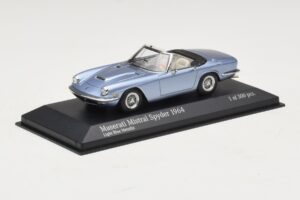 Maserati Mistral Spyder Light Blue Metallic Minichamps 1:43 437123432 Fém – 2. kép a 4-ből