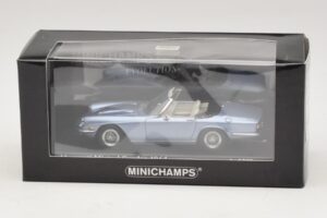 Maserati Mistral Spyder Light Blue Metallic Minichamps 1:43 437123432 Fém – 4. kép a 4-ből
