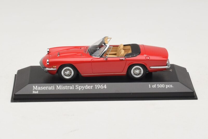 Maserati Mistral Spyder Piros Minichamps 1:43 Maserati Mistral Spyder Piros Minichamps 1:43 437123430 Fém