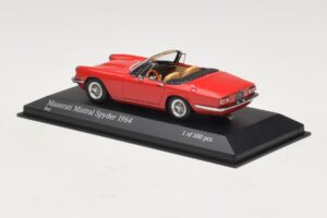 Maserati Mistral Spyder Piros Minichamps 1:43 437123430 Fém – 3. kép a 4-ből