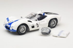 Maserati Tipo 61 #5 S. Moss / D. Gurney Camoradi ADAC 1000km Nurburgring Winner 1960 Minichamps 1:18 100601205 Fém