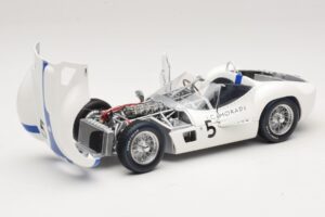 Maserati Tipo 61 #5 S. Moss / D. Gurney Camoradi ADAC 1000km Nurburgring Winner 1960 Minichamps 1:18 100601205 Fém – 2. kép a 8-ből
