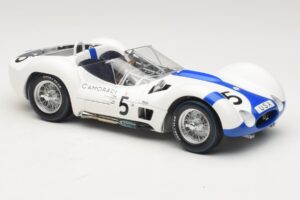 Maserati Tipo 61 #5 S. Moss / D. Gurney Camoradi ADAC 1000km Nurburgring Winner 1960 Minichamps 1:18 100601205 Fém – 6. kép a 8-ből