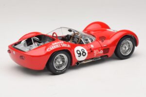 Maserati Tipo 61 #98 C. Shelby Times Mirror Grand Prix for Sportscars 1960 Minichamps 1:18 100601298 Fém – 3. kép a 8-ből