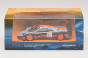 McLaren F1 GTR Gulf Team Davidoff #41 P-H. Raphanel / J-M. Gounon FIA GT Championship 1997 Minichamps 1:43 533174341 Fém – 4. kép a 4-ből