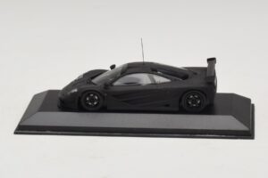 McLaren F1 GTR Prototype Matt Fekete Fekete Felnikkel Minichamps 1:43 MCLAREN009 Fém – 4. kép a 4-ből
