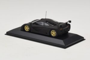 McLaren F1 GTR Prototype Matt Fekete Arany Felnikkel Minichamps 1:43 MCLAREN008 Fém – 2. kép a 4-ből