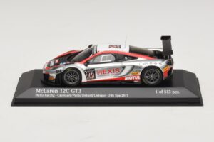 McLaren MP4-12C GT3 #107 Hexis Racing Cazenave / O. Panis 24 Hours of Spa 2013 Minichamps 1:43 437131397 Fém