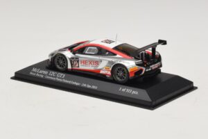 McLaren MP4-12C GT3 #107 Hexis Racing Cazenave / O. Panis 24 Hours of Spa 2013 Minichamps 1:43 437131397 Fém – 3. kép a 4-ből
