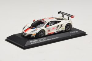 McLaren MP4-12C GT3 #11 Art Grand Prix Leclerc / Parisy 24 Hours of Spa 2013 Minichamps 1:43 437131311 Fém – 2. kép a 4-ből