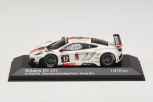 McLaren MP4-12C GT3 #12 Art Grand Prix Demoustier / Amado 24 Hours of Spa 2012 Minichamps 1:43 437121312 Fém