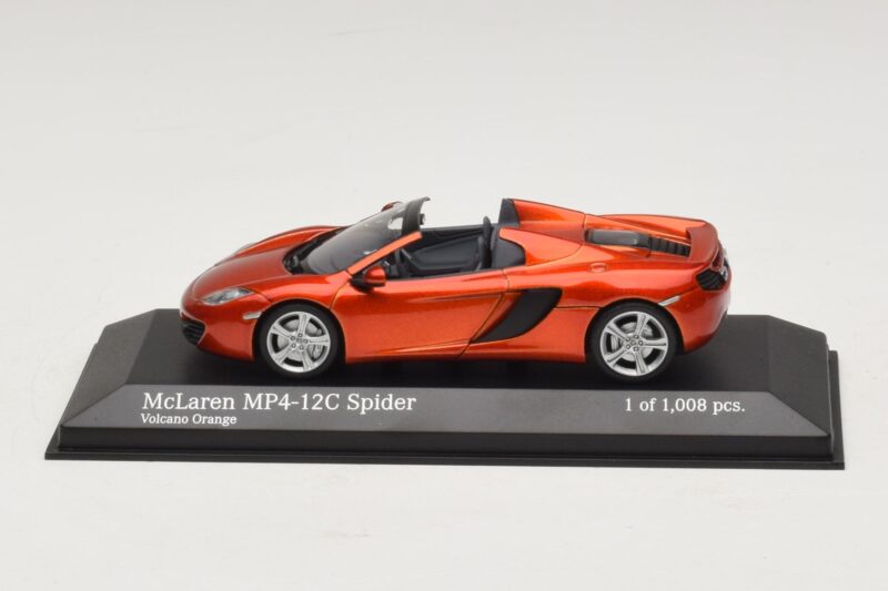 McLaren MP4-12C Spider Narancssárga Metál Minichamps 1:43 530133030 Fém