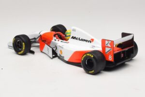 McLaren MP4/8 Ford #8 A. Senna Winner European GP 1993 Minichamps 1:18 540931818 Fém – 5. kép a 7-ből