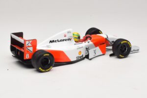 McLaren MP4/8 Ford #8 A. Senna Winner European GP 1993 Minichamps 1:18 540931818 Fém – 6. kép a 7-ből