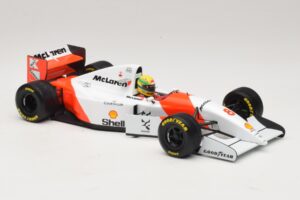McLaren MP4/8 Ford #8 A. Senna Winner European GP 1993 Minichamps 1:18 540931818 Fém – 7. kép a 7-ből
