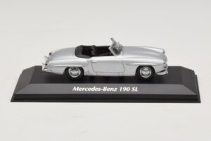 Mercedes 190 SL W121 Ezüst Maxichamps 1:43 940033130 Fém