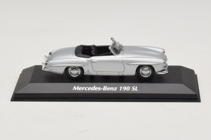 Mercedes 190 SL W121 Ezüst Maxichamps 1:43 940033130 Fém