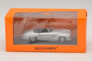 Mercedes 190 SL W121 Ezüst Maxichamps 1:43 940033130 Fém – 4. kép a 4-ből
