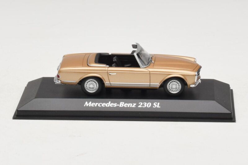 Mercedes 230 SL W113 Arany Metál Maxichamps 1:43 940032230 Fém