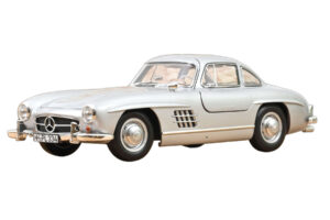 Mercedes 300 SL W198 Gullwing Ezüst Norev 1:18 183857 Fém