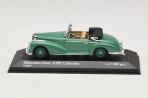 Mercedes 300S Kabrió Zöld Minichamps 1:43 430032335 Fém