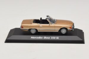 Mercedes 350 SL R107 Arany Maxichamps 1:43 940033431 Fém